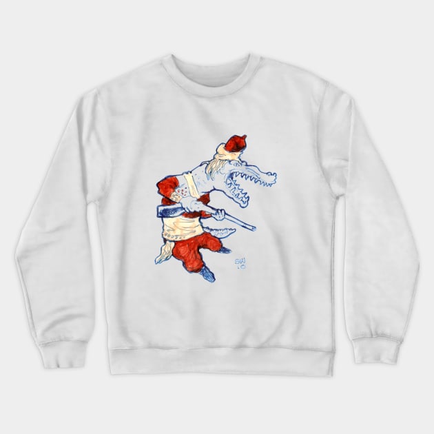 Albino Alligator Crewneck Sweatshirt by CoolCharacters